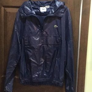 LACOSTE NYLON HOODIE WINDBREAKER